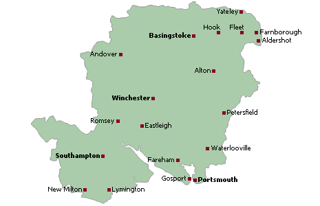 Areas we cover